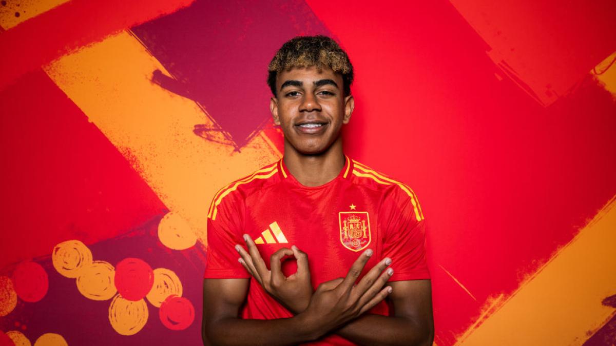 Lamin Yamal y su festejo del 304